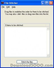 File Stitcher screenshot